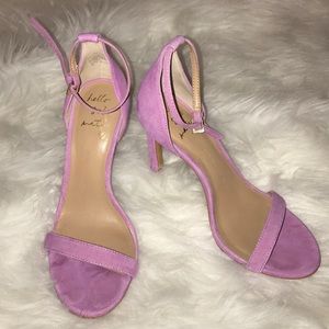 Banana Republic lilac suede sandals size 6